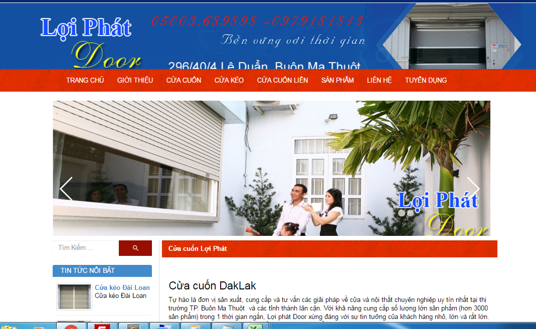 website lợi phát Door