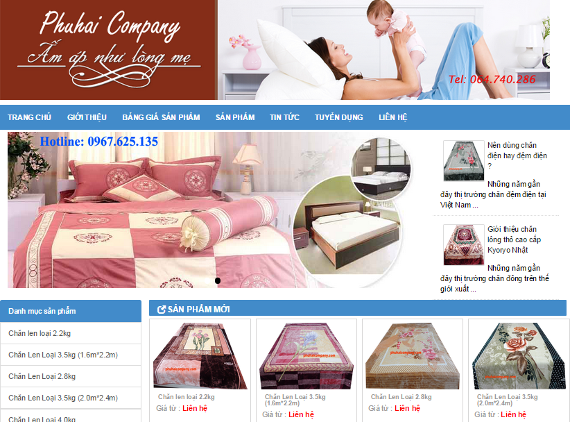 Website bán Hàng Phú Hải Company