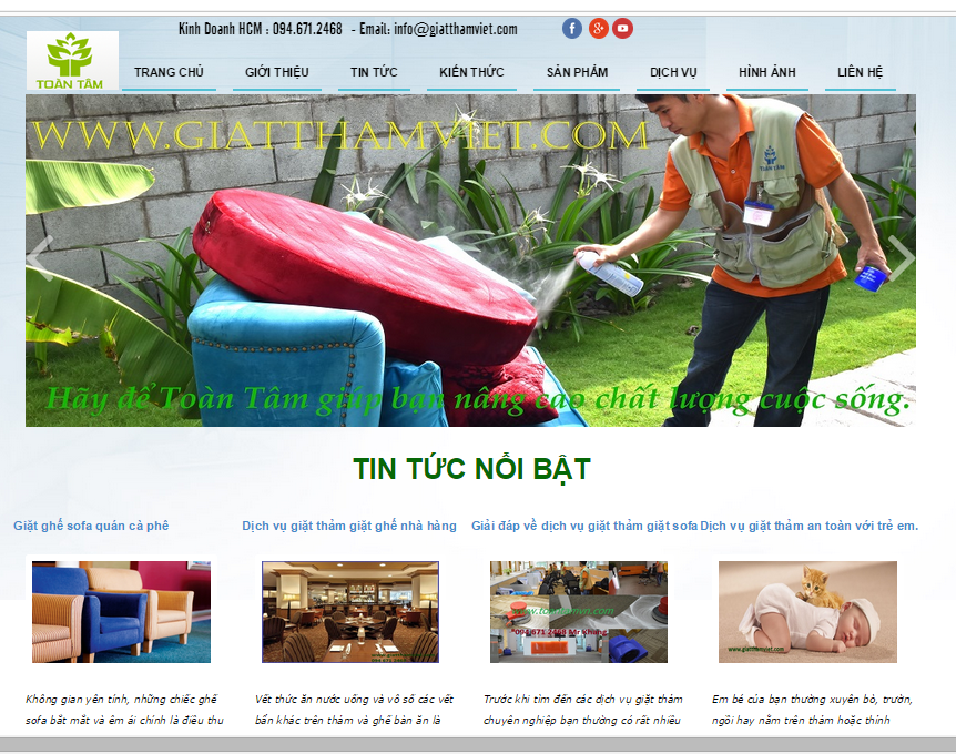 Website Doanh Nghiệp Toàn Tâm