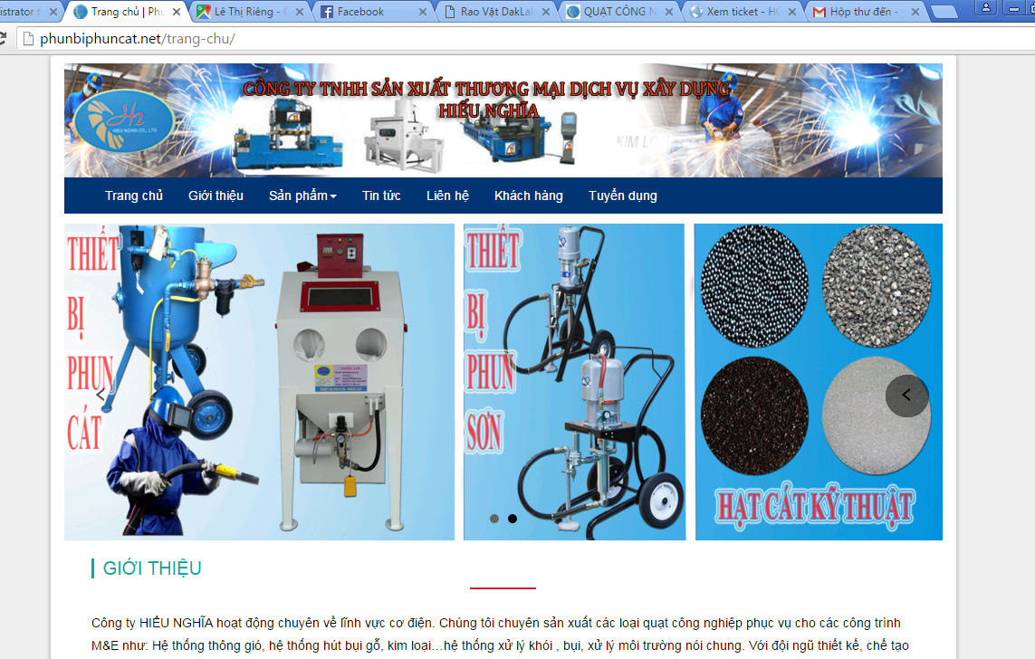 Website Công Ty Hiếu Nghĩa
