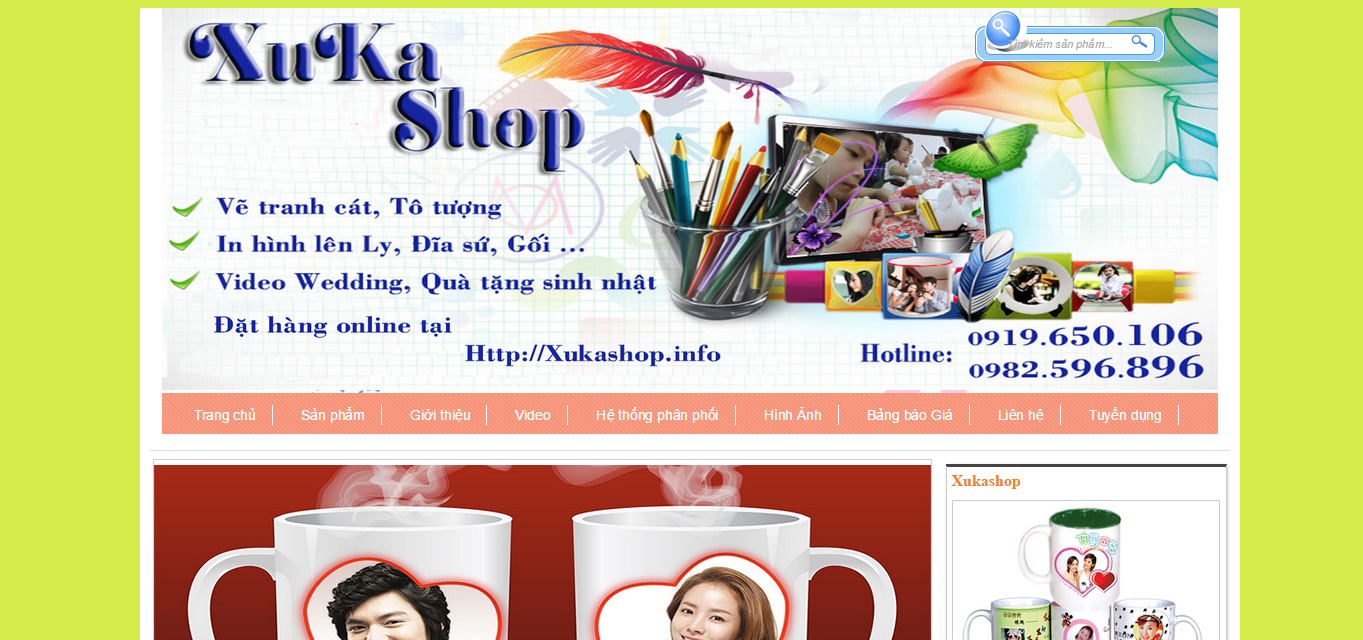 Xukashop cửa hàng đồ lưu niệm