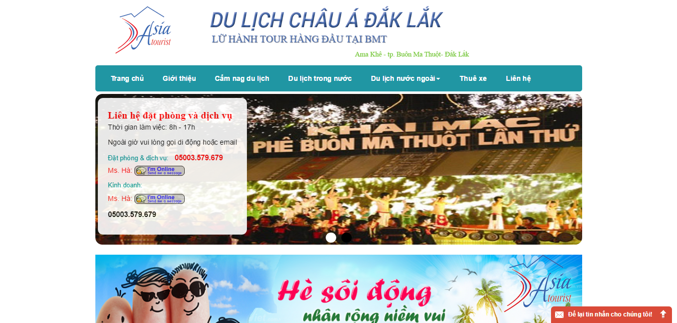 Du lịch Châu Á Đăk Lăk