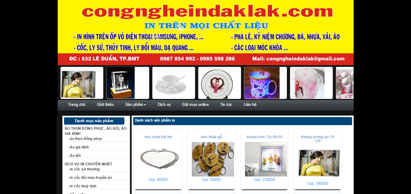 Công nghệ in Đăk Lăk