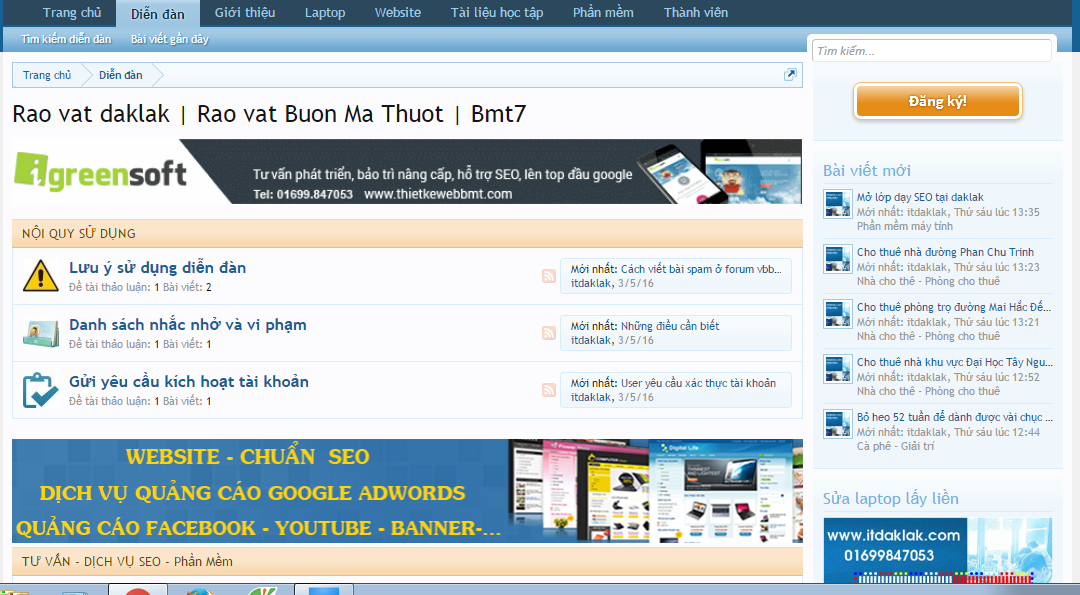 website Alo Daklak