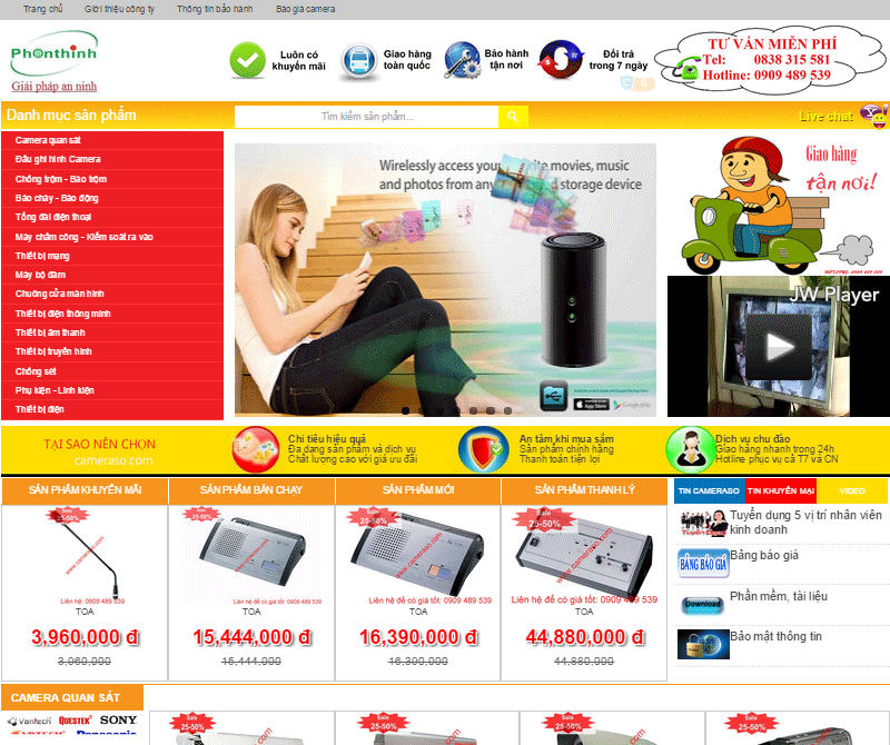 Thiết kế website công Ty Phồn Thịnh